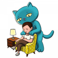 «Cat My Life» sticker set