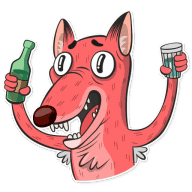 «Comrade Fox» sticker set