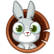 «Boo the Bunny» sticker set