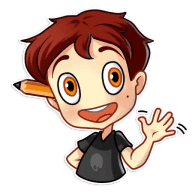 «Pierre de Penciliere» sticker set