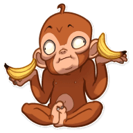 «Mona Monkey» sticker set