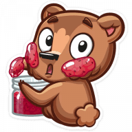«Brownie (@tstickers)» sticker set