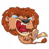 «King Leo» sticker set